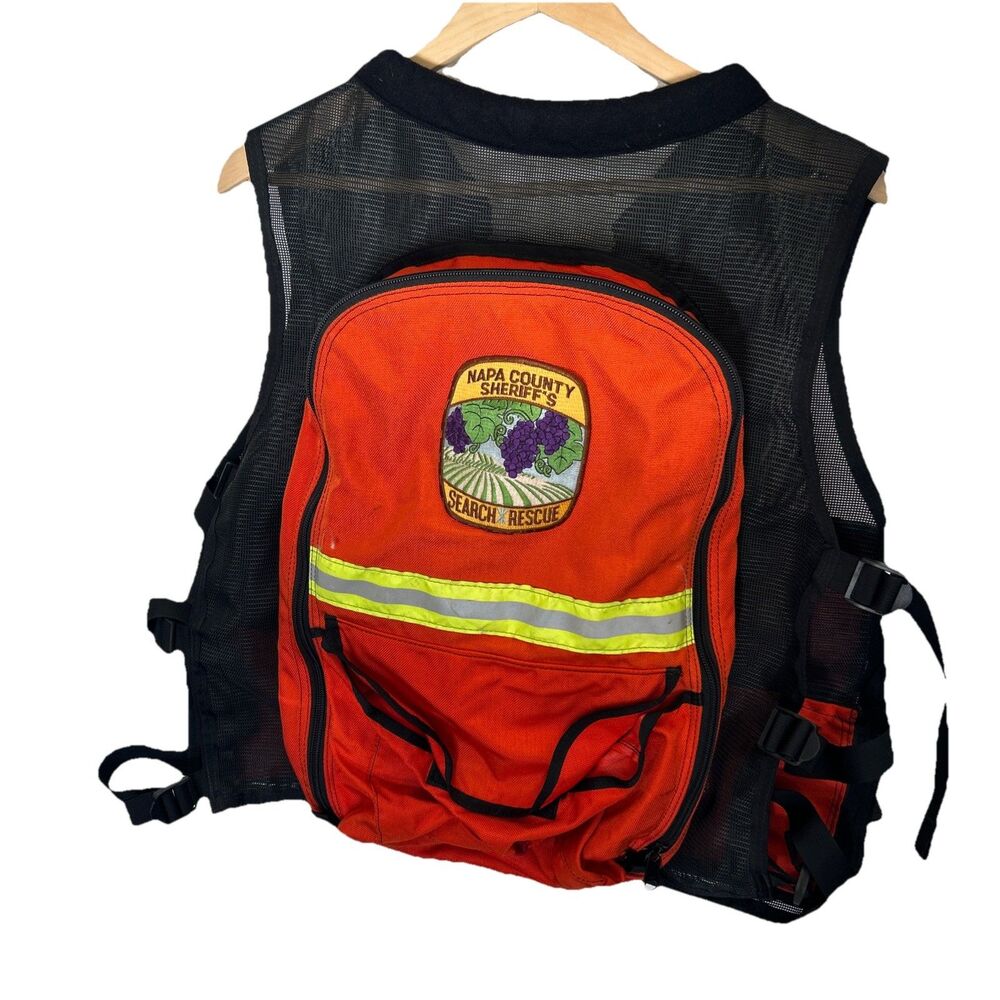 Mil-Spec Motorcycle Riding Safety Vest US Military HI VIS Orange XL